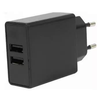 FLEPO NT-USB-103 USB lādētājs 2 porti 100-240V AC uz 5V DC 3A 15W Balts