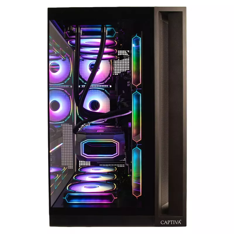 CAPTIVA R89-083 High-End Gaming PC Ryzen 7 9800X3D 32GB DDR5 2TB NVMe SSD RTX 5080 Windows 11