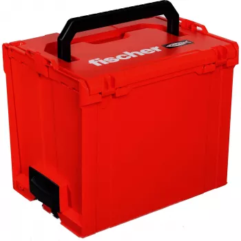 FISCHER L-BOXX FLB 374 Tukša Instrumentu Uzglabāšanas Kaste, Sarkana/Melna