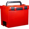 FISCHER L-BOXX FLB 374 Tukša Instrumentu Uzglabāšanas Kaste, Sarkana/Melna