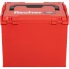FISCHER L-BOXX FLB 374 Tukša Instrumentu Uzglabāšanas Kaste, Sarkana/Melna