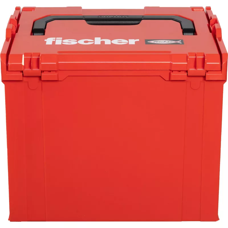 FISCHER L-BOXX FLB 374 Tukša Instrumentu Uzglabāšanas Kaste, Sarkana/Melna