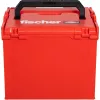 FISCHER L-BOXX FLB 374 Tukša Instrumentu Uzglabāšanas Kaste, Sarkana/Melna