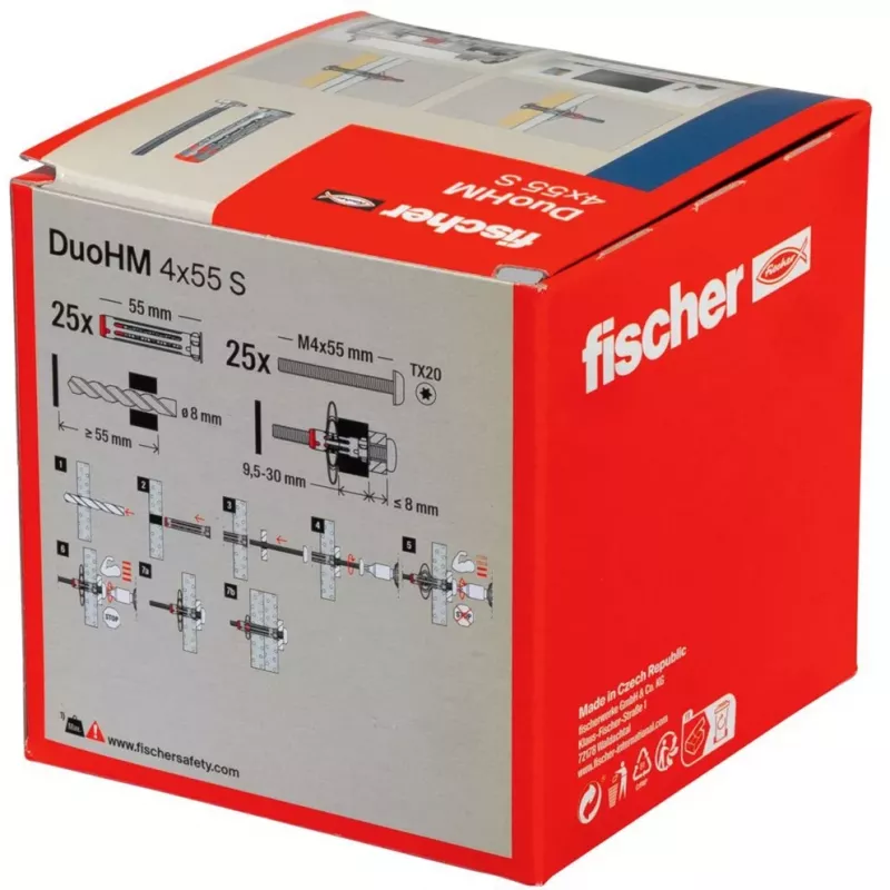 Fischer DuoHM 4x55 S TX dobuma enkurs, 25 gab.