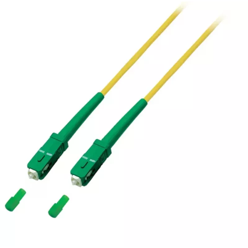 EFB Elektronik Fiber Optic Patch Cable SC/APC Single-mode (M) 1m Yellow