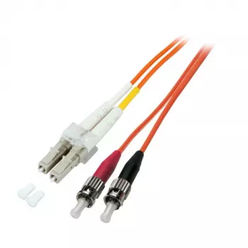 EFB-Elektronik ECOFIBER Duplex Jumper LC-ST 50/125µm OM2 LSZH Orange 2.0mm 50m