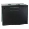 EFB 19 inch sienas montāžas korpuss 9U, fiksēts, vienas sekcijas, RAL 9005, dziļums 600 mm