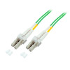 EFB Elektronik Patch Cable LC/PC to LC/PC Multimode OM3 Duplex 1 m Aqua LSZH