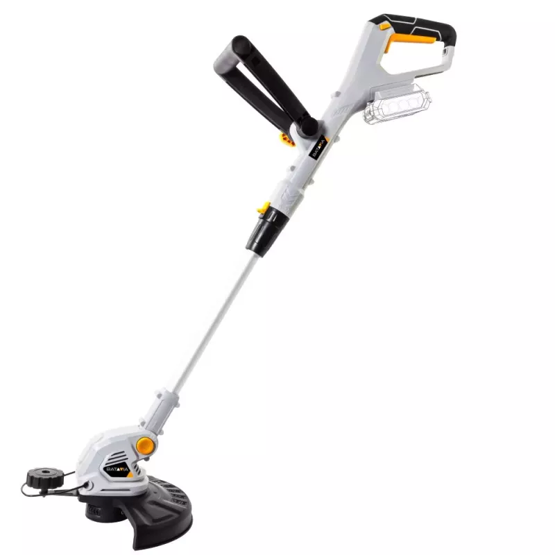 BATAVIA 18V Bezvadu zāles trimmeris 250 mm 2-in-1 ar auklu un asmeni