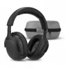 MEDION LIFE HX-1 Plus Over-Ear austiņas Melnas ANC Bluetooth 5.2 100h Akumulators IPX4