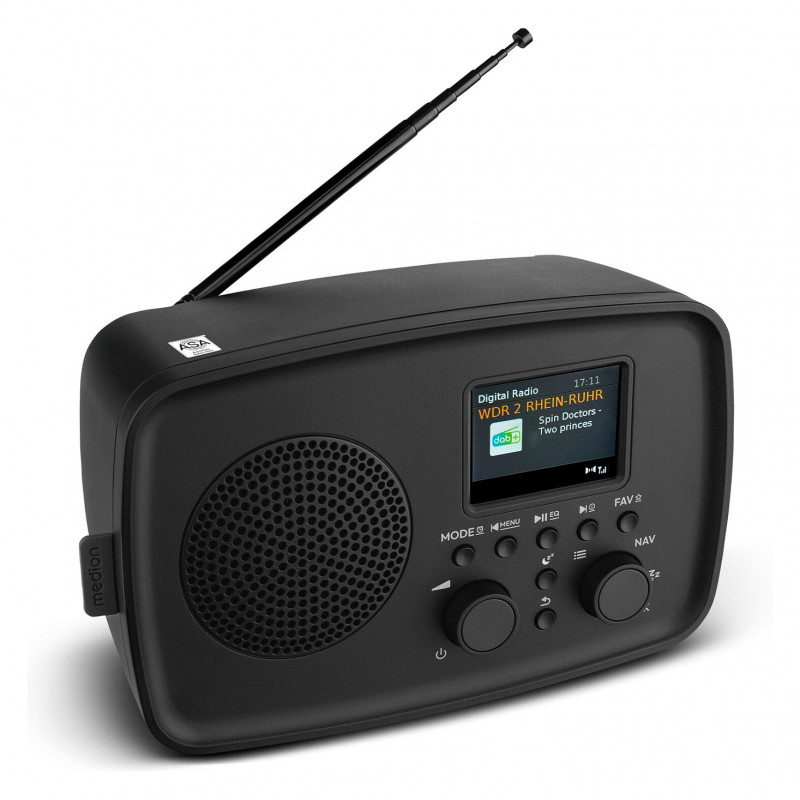 MEDION LIFE DAB+ Radio DRE-1 Black