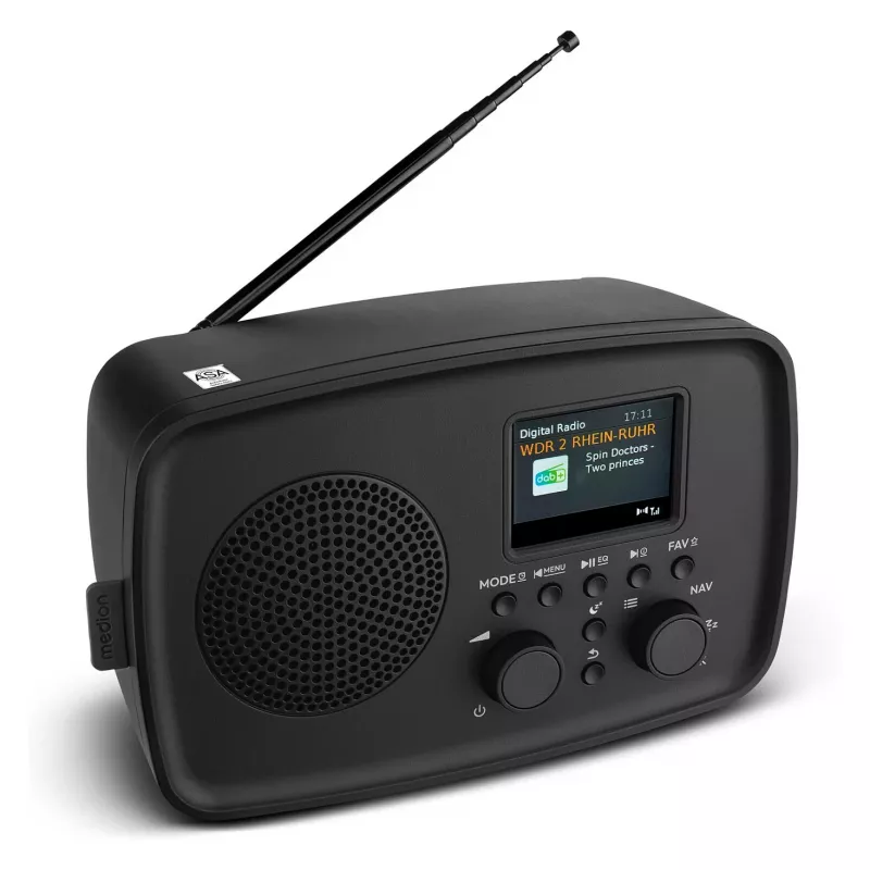 MEDION LIFE DAB+ Radio DRE-1 Black