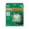 Osram H7 Ultra Life 2 gab. Halogēnas priekšējo lukturu spuldzes 12V 55W