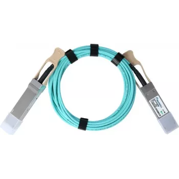 BlueOptics HPE P08301-001 saderīgs BO070703W10M QSFP56 aktīvais optiskais kabelis (AOC), 200GBASE-SR4, Ethernet, InfiniBand, 10 metri (P08301-001-BO)