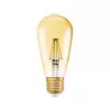 OSRAM LED spuldze 6.5W 725lm 2400K E27 regulējama kvēldiega zelta