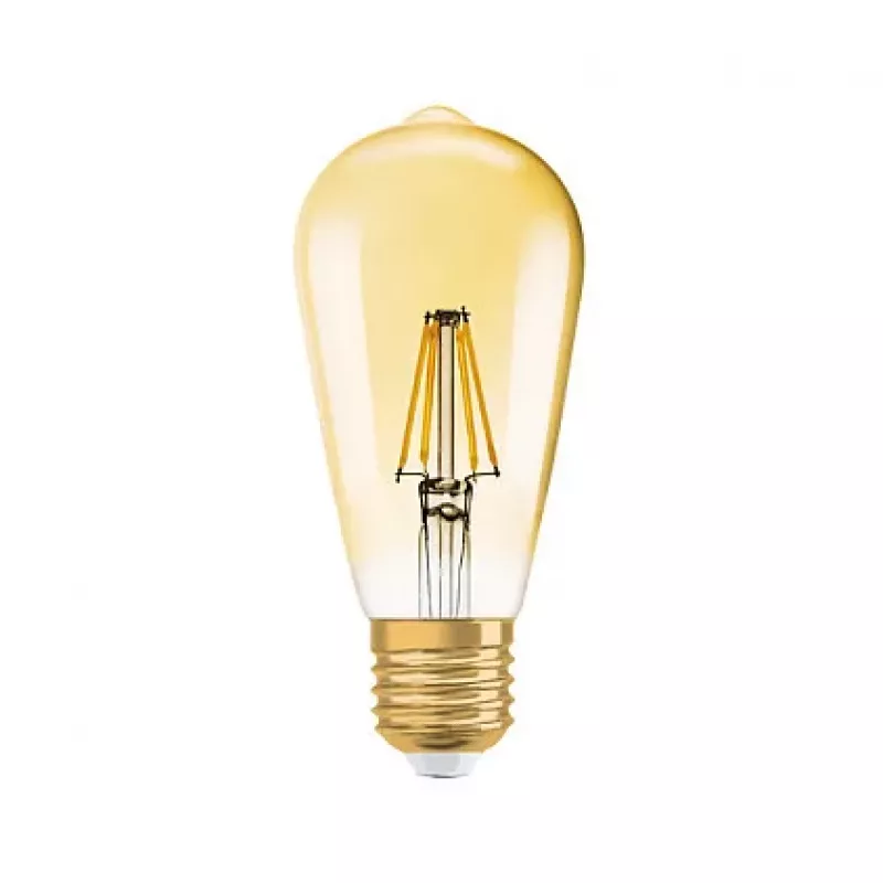 OSRAM LED spuldze 6.5W 725lm 2400K E27 regulējama kvēldiega zelta