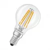 OSRAM CLP40 DIM 3.4W 827 FIL CL E14 P LED regulējama pilienveida lampa caurspīdīga 2700K
