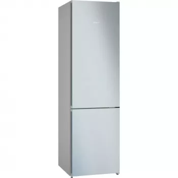 SIEMENS KG39N2LCF iQ300 Ledusskapja-saldētavas kombinācija, Nerūsējošā tērauda izskats, 363 L Kopējā neto ietilpība, NoFrost, VitaFresh, LED apgaismojums, Energoefektivitātes klase C