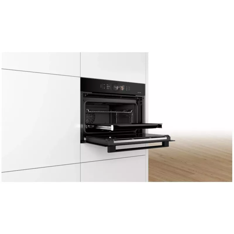 Bosch CSG856RC7 Iebūvējamais kompaktais cepeškrāsns ar tvaika funkciju, 47L, skārienvadība, Home Connect