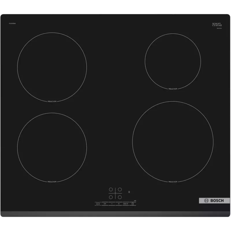 Bosch PUE63RBB5E Indukcijas plīts 4 zonas TouchSelect Melna