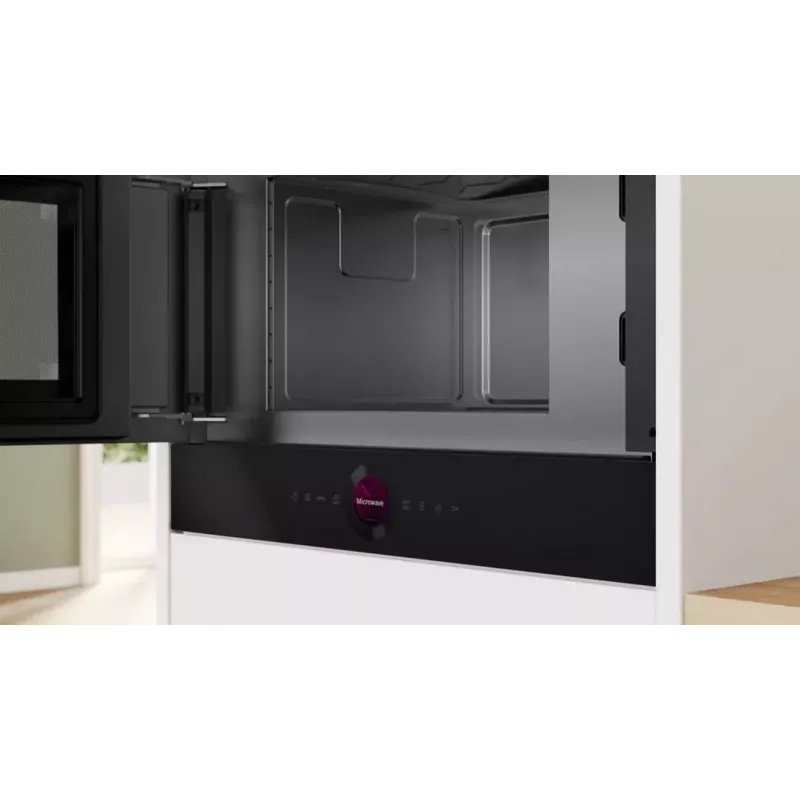 Bosch BFL9221B1 Iebūvējamā mikroviļņu krāsns 20L 800W Melna