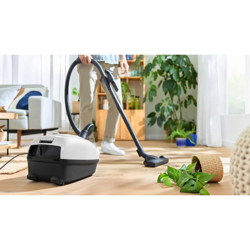 Bosch BGL38WH2 Putekļsūcējs ar maisiņu, 600W, Balts/antracīts
