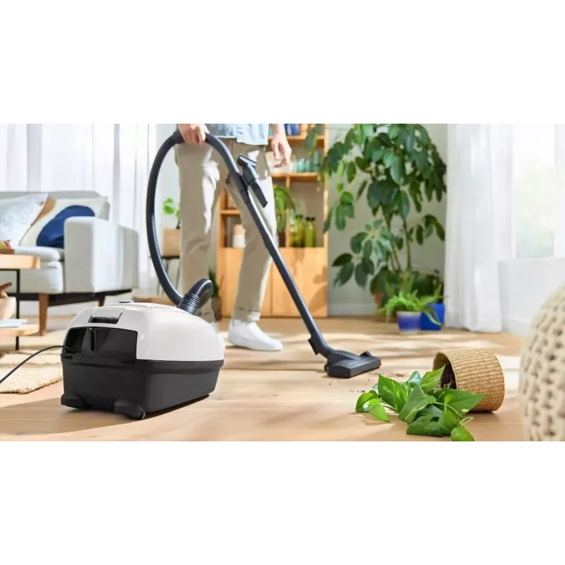 Bosch BGL38WH2 Putekļsūcējs ar maisiņu, 600W, Balts/antracīts