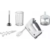 Bosch MFQ37480 ErgoMixx rokas mikseris, 750 W, balts/pelēks