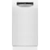 Bosch SPU4HMW01S Brīvi stāvoša šaura trauku mazgājamā mašīna, balta, 9 vietas, energoklase C, 45 dB, EcoSilence Drive, Home Connect