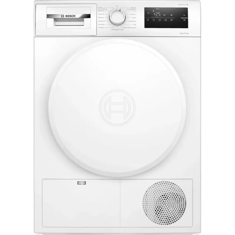 Bosch WTH8300LSN Siltumsūkņa veļas žāvētājs, 7 kg, A++ energoklase, balts
