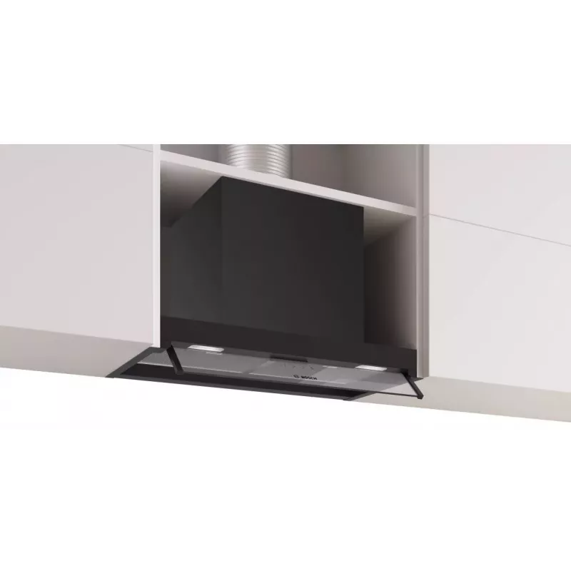 Bosch DBB65CC60 Sienas skursteņa tvaika nosūcējs, 60 cm, nerūsējošais tērauds, TouchControl, LED, 700 m³/h intensīvais, EcoSilence Drive
