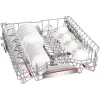 BOSCH SMI6ECS12E Serie 6 Daļēji integrēta trauku mazgājamā mašīna (Matēts nerūsējošais tērauds, 60 cm, Home Connect)