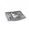 BOSCH SMI6ECS12E Serie 6 Daļēji integrēta trauku mazgājamā mašīna (Matēts nerūsējošais tērauds, 60 cm, Home Connect)