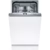 Bosch SPV4HMX12E Pilnībā integrējama šaurā trauku mazgājamā mašīna, 10 trauku komplekti, energoklase D, 46 dB, Home Connect, balta