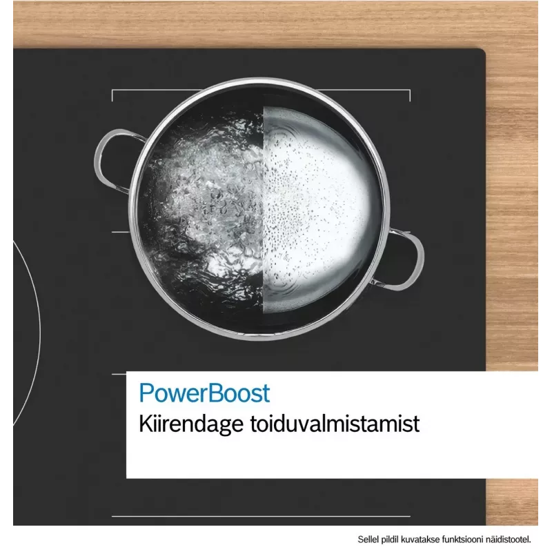 Bosch PIE61ABB5E Indukcijas plīts virsma 4 zonas TouchSelect Melna