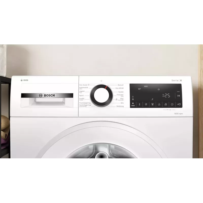 Bosch WGG256FLSN Brīvi stāvoša priekšējās ielādes veļas mazgājamā mašīna, 10 kg, 1600 apgr./min, A energoklase, balta