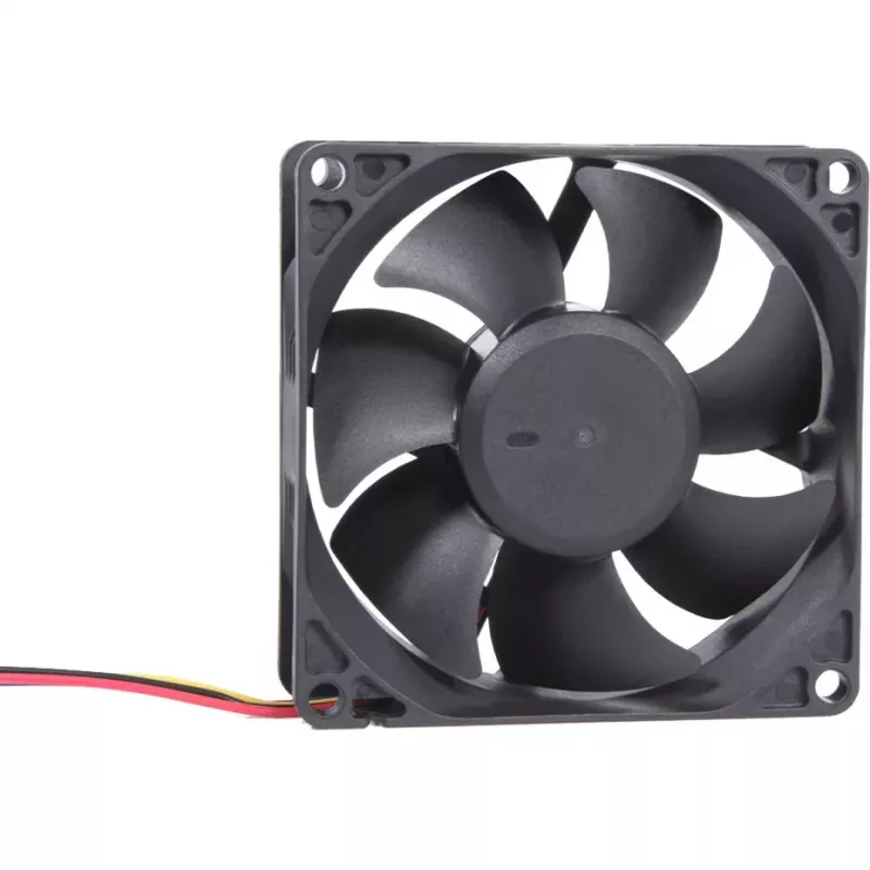 Alphacool ES 80mm 800-6000 RPM Ventilators 80x80x25mm (Melns, Divu lodīšu gultnis, PWM, 80 mm)