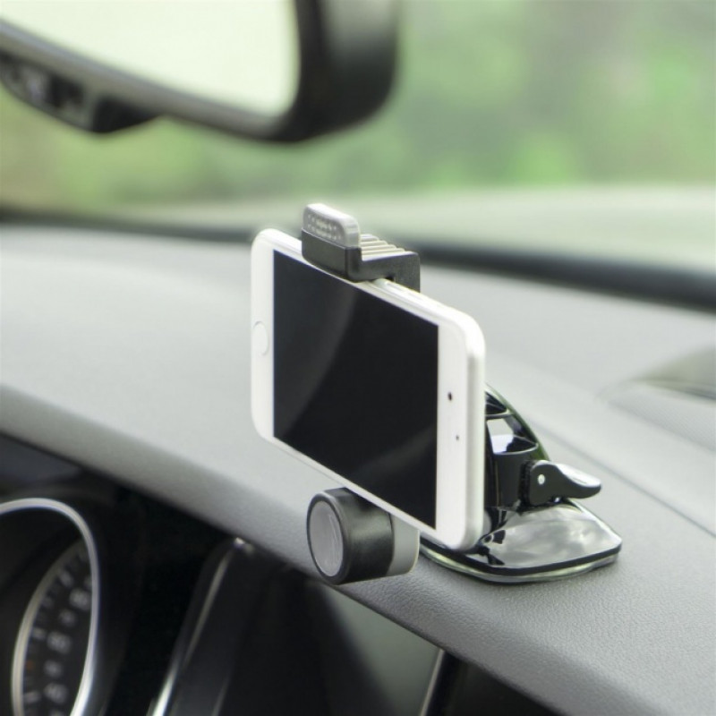 4SMARTS Auto turētājs ar piesūcekni Pelēks