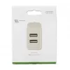 4SMARTS VoltPlug Dual 12W sienas lādētājs (bez kabeļa), balts