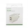 4SMARTS VoltPlug Dual 12W sienas lādētājs (bez kabeļa), balts