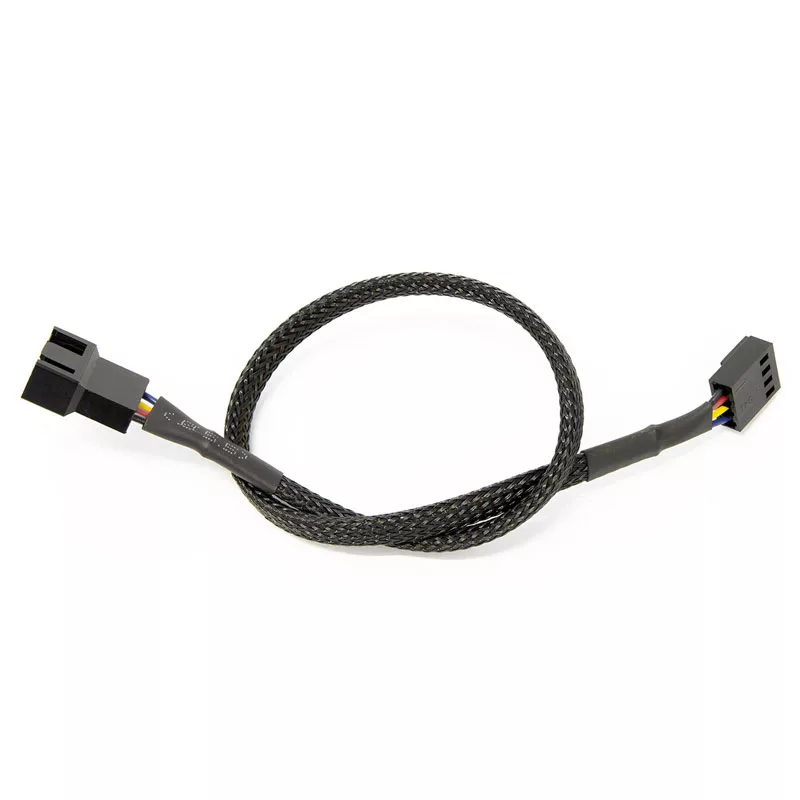 Watercool 4-Pin PWM pagarinājuma kabelis, melns - 30 cm