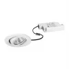 Brumberg 39353073 DAMITA LED Griestu Prožektors Apaļš Balts 6W 230V IP65 Grozāms Fāzes Nogriešanas Dimmerējams 3000K Silts Balts