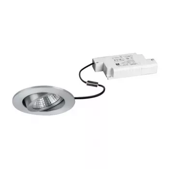 BRUMBERG DAMITA LED Iebūvējamais Prožektoru Komplekts Apaļš Alumīnijs 6W 230V IP65 Grozāms Fāzes Aptumšojams 3000K