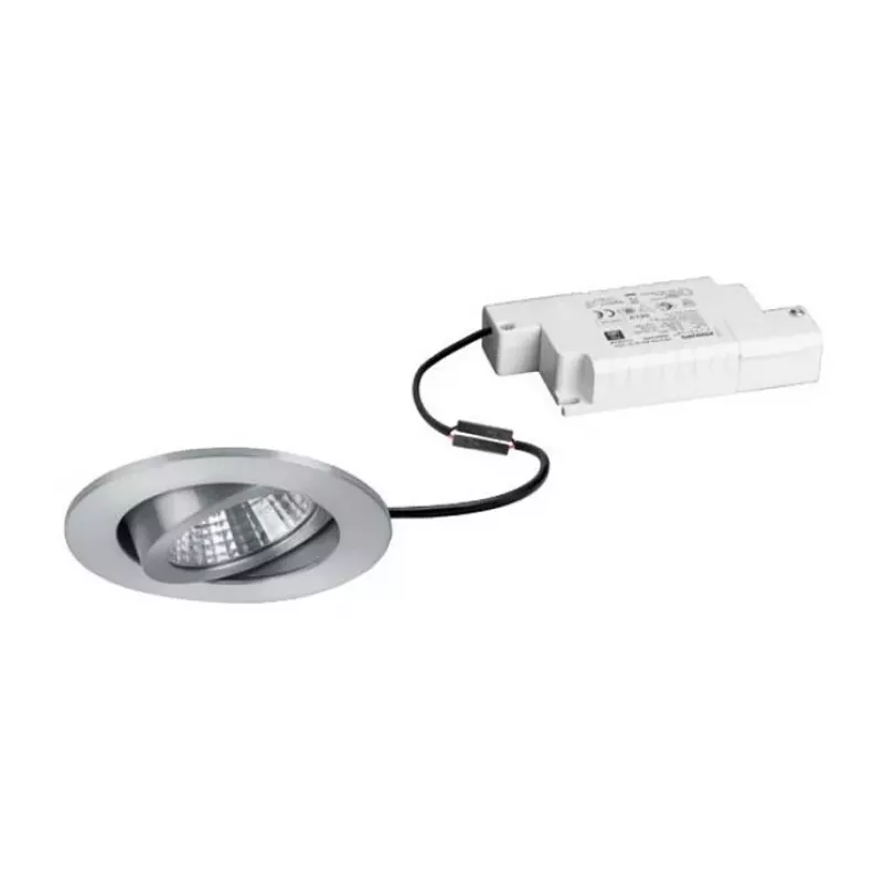 BRUMBERG DAMITA LED Iebūvējamais Prožektoru Komplekts Apaļš Alumīnijs 6W 230V IP65 Grozāms Fāzes Aptumšojams 3000K