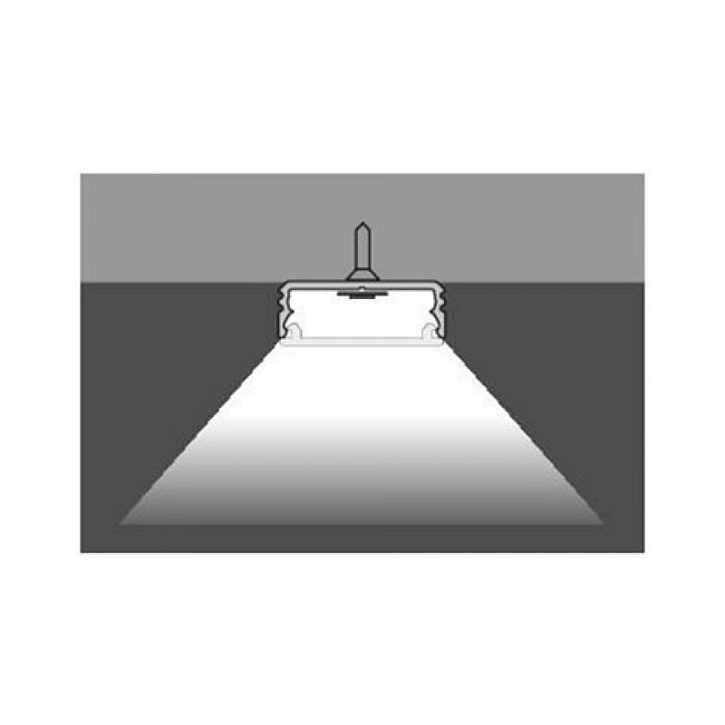 Brumberg 53380261 AB-Profil QUALITYFLEX Aluminium LED Profils 2000mm