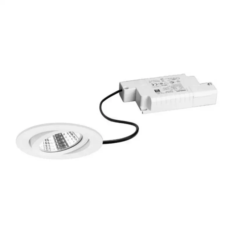 Brumberg 39363173 BB03 Apaļš Iebūvējams LED Prožektors Balts 6W 230V Fāzes Nogriešanas Dimējams Grozāms