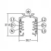 Brumberg 87163080 3-Phase Track ONETRACK DALI/Switchable, Length 3.0m, Black