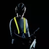 EasyPix StreetGlow L/XL LED Drošības Veste Pieaugušajiem - Uzlādējama, 3 Režīmi, Melna