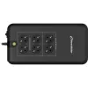 Bluewalker PowerWalker VFD 800 APFC UPS - 800 VA / 420 W - 6 Schuko kontaktligzdas - Melns