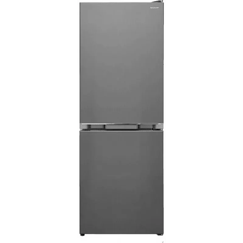 Sharp SJ-FBB02DTXLE-EU Brīvstāvošs Ledusskapis ar Saldētavu, 268L, Total No Frost, Sudraba, Energoklase E